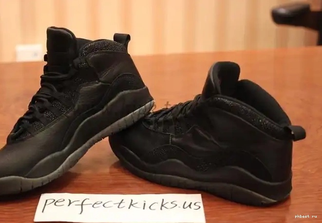 black best Air Jordan X Authentic version Ovo 0601